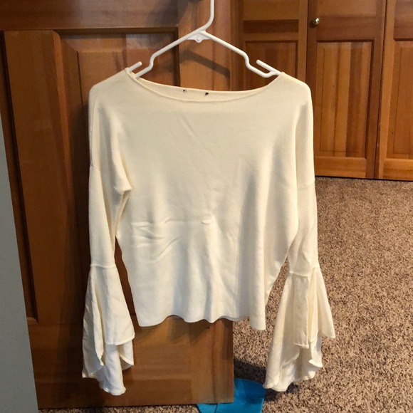 Express Tops - White long sleeve